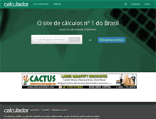 Tablet Screenshot of calculador.com.br